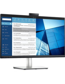 Dell C2723H 27" Full HD WLED LCD Monitor - 16:9 - Black, Silver - 27" (685.80 mm) Class - In-plane Switching (IPS) Black Technol