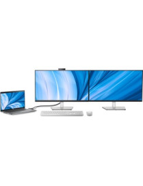 Dell C2723H 27" Full HD WLED LCD Monitor - 16:9 - Black, Silver - 27" (685.80 mm) Class - In-plane Switching (IPS) Black Technol