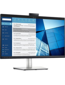 Dell C2423H 23.8" Full HD WLED LCD Monitor - 16:9 - Black, Silver - 24.00" (609.60 mm) Class - In-plane Switching (IPS) Black Te