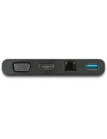 StarTech.com USB C Multiport Adapter with HDMI, VGA, Gb Ethernet & USB - USB C to 4K HDMI or 1080p VGA Adapter Mini Dock Hub - T