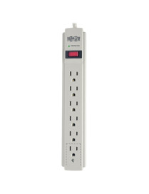 Tripp Lite 6-Outlet Economy Surge Protectors - 6 x NEMA 5-15R - 1.80 kVA - 790 J - 120 V AC Input - 120 V AC Output