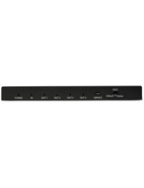 StarTech.com 4 Port HDMI Splitter - 4K 60Hz - 1x4 Way HDMI 2.0 Splitter - HDR - ST124HD202 - HDMI 2.0 splitter supports UHD 4K a