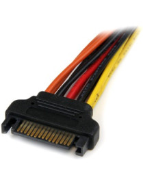 Startech Star Tech.com 6in Latching SATA Power Y Splitter Cable Adapter - M/F - Add an extra SATA power outlet to your PC Power 