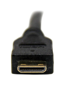 StarTech.com 2m (6.6 ft) Mini HDMI to DVI Cable, DVI-D to HDMI Cable (1920x1200p), HDMI Mini Male to DVI-D Male Display Cable Ad