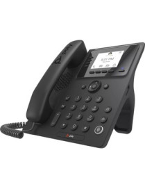 Polycom Poly CCX 350 IP Phone - Corded - Corded - Desktop, Wall Mountable - VoIP - 2 x Network (RJ-45) - PoE Ports