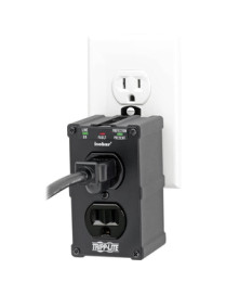 Tripp Lite Isobar ULTRABLOK Premium 2-Outlets Surge Suppressor - Receptacles: 2 x NEMA 5-15R - 1410J