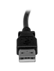 StarTech.com 2m USB 2.0 A to Left Angle B Cable - M/M - Connect hard-to-reach USB 2.0 peripherals, for installation in narrow sp