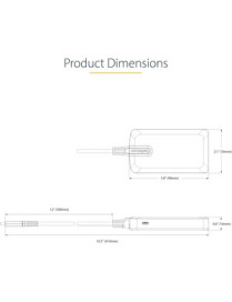 StarTech.com 4-Port USB-C Hub, 5Gbps, Bus Powered, 4x USB-A Ports, Optional Auxiliary Power, Portable USB Type-C Hub, 1ft/30cm C