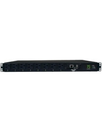 Tripp Lite PDUMH15ATNET PDU Switched ATS 120V 15A 8 Outlet - 8 x NEMA 5-15R - 1.8kVA - 1U Rack-mountable, Zero U Vertical Rackmo