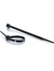 C2G Cable Tie - Cable Tie - Black - 100 Pack - TAA Compliant