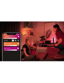 Philips Hue White And Color Ambiance Play Light Bar Double Pack - 1.40" (35.56 mm) Height - 1.70" (43.18 mm) Width - LED Bulb - 