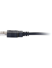 C2G USB 2.0 A Male to A Male Cable - Type A Male USB - Type A Male USB - 2m - Black