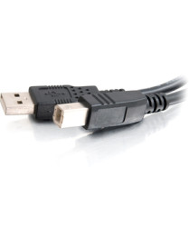 C2G USB 2.0 Cable - Type A Male USB - Type B Male USB - 3m - Black