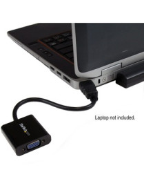 StarTech.com HDMI to VGA Adapter - 1080p - 1920 x 1080 - Black - HDMI Converter - VGA to HDMI Monitor Adapter - Connect an HDMI 