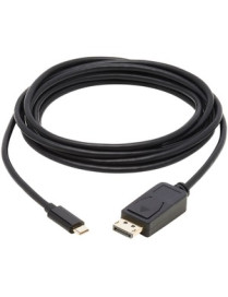 Tripp Lite U444-010-DP-BD USB-C to DisplayPort Bi-Directional Adapter Cable, M/M, 10 ft - 10 ft DisplayPort/USB-C A/V Cable for 