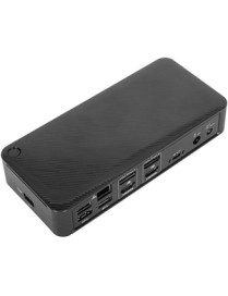 Targus USB-C Universal DV4K Docking Station with 100W Power Delivery - for Notebook - 100 W - USB 3.2 (Gen 1) Type C - 2 Display