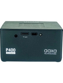 AAXA Technologies P400 Short Throw LCOS Projector - 16:9 - Portable - Space Gray - 1920 x 1080 - Front - 1080p - 30000 Hour Norm