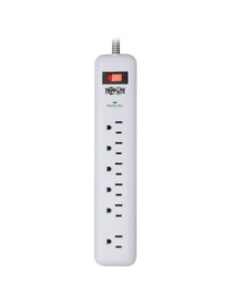 Tripp Lite Protect It! TLP616USB 7-Outlet Surge Suppressor/Protector - 7 x NEMA 5-15R, 2 x USB - 1.80 kVA - 900 J - 120 V AC Inp