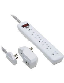 Tripp Lite Protect It! TLP616USB 7-Outlet Surge Suppressor/Protector - 7 x NEMA 5-15R, 2 x USB - 1.80 kVA - 900 J - 120 V AC Inp