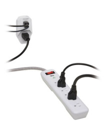 Tripp Lite Protect It! TLP616USB 7-Outlet Surge Suppressor/Protector - 7 x NEMA 5-15R, 2 x USB - 1.80 kVA - 900 J - 120 V AC Inp