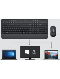 Logitech Signature MK650 Combo for Business Wireless Mouse and Keyboard Combo - USB Plunger Wireless Bluetooth/RF Keyboard - 118