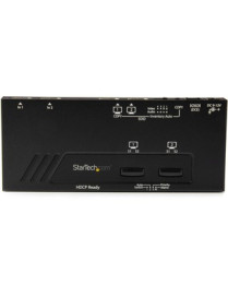 StarTech.com 2x2 HDMI Matrix Switch - 4K with Fast Switching, Auto-Sensing and Serial Control - Automatically switch between two