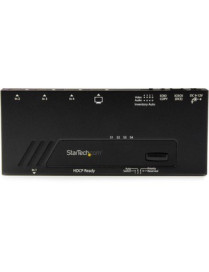 StarTech.com 4-Port HDMI Automatic Video Switch - 4K 2x1 HDMI Switch with Fast Switching, Auto-Sensing and Serial Control - Swit