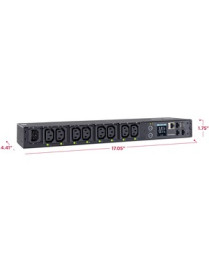 Cyber Power CyberPower PDU41004 8-Outlet PDU - Switched - IEC 60320 C14 - 8 x IEC 60320 C13 - 120 V AC, 230 V AC - Network (RJ-4