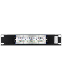 TRENDnet 8-Port Cat5/5e Unshielded Patch Panel, TC-P08C5E, Wallmount or Rackmount, 10 Inch Wide, 8 x Gigabit RJ-45 Ethernet Port