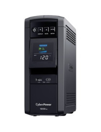 Cyber Power CyberPower CP1000PFCLCD UPS 1000VA 600W PFC compatible Pure sine wave - 1000VA/600WMini-tower 3Minute Full Load - 10