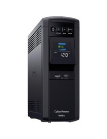 Cyber Power CyberPower PFC Sinewave CP1500PFCLCD - Capacity: 1500VA / 1000W - 1500VA/1000WTower 1.98Minute Full Load - 10 x NEMA