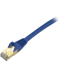 StarTech.com 8ft CAT6a Ethernet Cable - 10 Gigabit Category 6a Shielded Snagless 100W PoE Patch Cord - 10GbE Blue UL Certified W