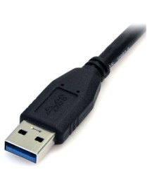 StarTech.com 0.5m (1.5ft) Black SuperSpeed USB 3.0 Cable A to Micro B - M/M - Connect a USB 3.0 Micro USB external hard drive to