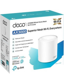 Tp Link TP-Link Deco X50 Wi-Fi 6 IEEE 802.11 a/b/g/n/ac/ax Ethernet Wireless Router - Dual Band - 2.40 GHz ISM Band - 5 GHz UNII