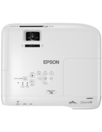 Epson PowerLite 118 LCD Projector - 4:3 - 1024 x 768 - Front, Ceiling, Rear - 8000 Hour Normal Mode - 17000 Hour Economy Mode - 