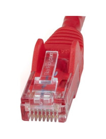 StarTech.com 14ft CAT6 Ethernet Cable - Red Snagless Gigabit - 100W PoE UTP 650MHz Category 6 Patch Cord UL Certified Wiring/TIA
