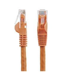 StarTech.com 5ft CAT6 Ethernet Cable - Orange Snagless Gigabit - 100W PoE UTP 650MHz Category 6 Patch Cord UL Certified Wiring/T