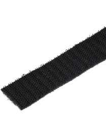 StarTech.com Hook-and-Loop Cable Management Tie - 50 ft. Bulk Roll - Black - Cut-to-Size Cable Wrap / Straps - Organize the cabl