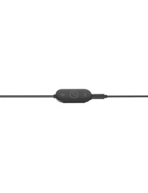 Logitech Zone Wired Earbuds - Stereo - Mini-phone (3.5mm), USB Type C, USB Type A - Wired - 16 Ohm - 20 Hz - 16 kHz - Earbud - B