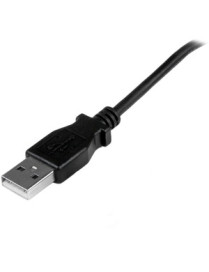 StarTech.com 1m Micro USB Cable - A to Up Angle Micro B - Charge or sync your Micro USB devices, with the cable kept out of the 