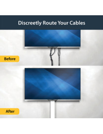 StarTech.com Server Rack Cable Management - 3x3in - Open Slot Network & Data Cable Raceway - Finger Duct Cable Management w/ Cov