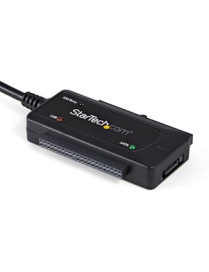 StarTech.com USB 2.0 to SATA/IDE Combo Adapter for 2.5/3.5" SSD/HDD - Quickly and easily connect SATA and/or IDE hard drives thr