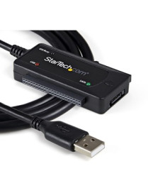 StarTech.com USB 2.0 to SATA/IDE Combo Adapter for 2.5/3.5" SSD/HDD - Quickly and easily connect SATA and/or IDE hard drives thr