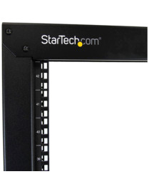 StarTech.com 2-Post Server Rack with Sturdy Steel Construction and Casters - 42U (2POSTRACK42) - Store your equipment in this st