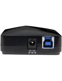 StarTech.com 4-Port USB 3.0 Hub plus Dedicated Charging Port - 1 x 2.4A Port - Desktop USB Hub and Fast-Charging Station - Add f