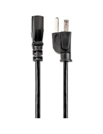 Startech Star Tech.com 15 ft Standard Computer Power Cord - NEMA5-15P to C13 - Plug a monitor, PC, or laser printer into a groun