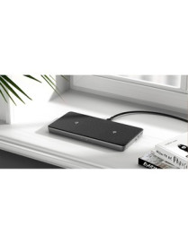 ALOGIC Ultra Power 3-in-1 Wireless Charging Dock - Dual Wireless Charging with USB-A Charging Output - 1 - 9 V DC Input - 5 V DC