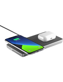 ALOGIC Ultra Power 3-in-1 Wireless Charging Dock - Dual Wireless Charging with USB-A Charging Output - 1 - 9 V DC Input - 5 V DC