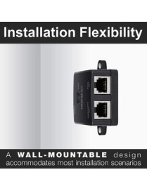 TRENDnet Gigabit Power Over Ethernet Injector, Full Duplex Gigabit Speeds, 1 x Gigabit Ethernet Port, 1 x PoE Gigabit Ethernet P