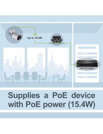 TRENDnet Gigabit Power Over Ethernet Injector, Full Duplex Gigabit Speeds, 1 x Gigabit Ethernet Port, 1 x PoE Gigabit Ethernet P